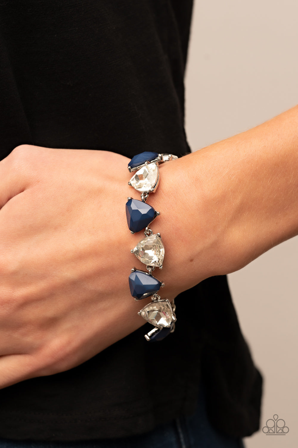 Paparazzi Accessories ❋Pumped up Prisms - Blue Bracelet❋ Flat Rate Ship $4.50❋