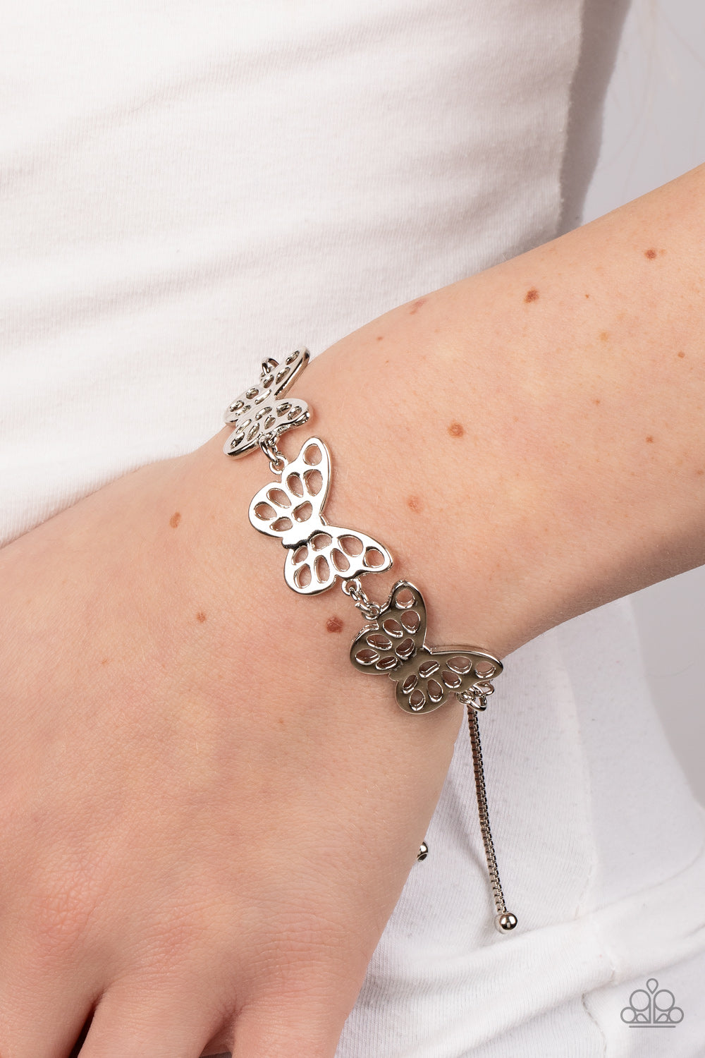 Paparazzi Accessories ❋Put a WING on It - Silver Bracelet❋ Flat Rate Ship $4.50❋