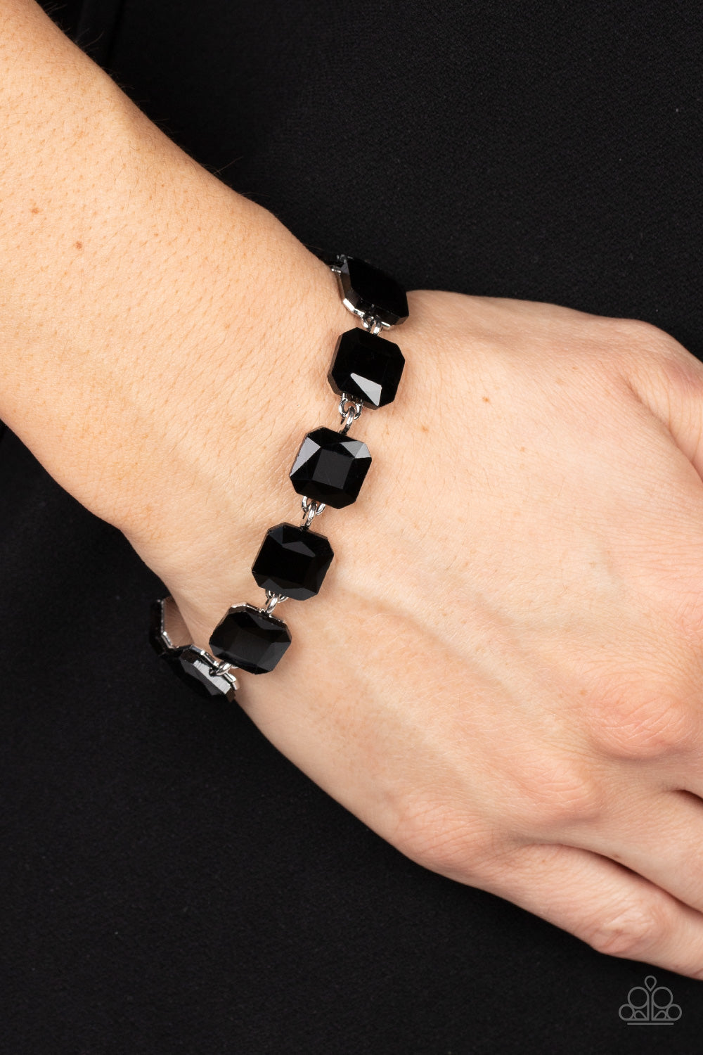 Paparazzi Accessories ❋Mind-Blowing Bling - Black Bracelet❋ Flat Rate Ship $4.50❋