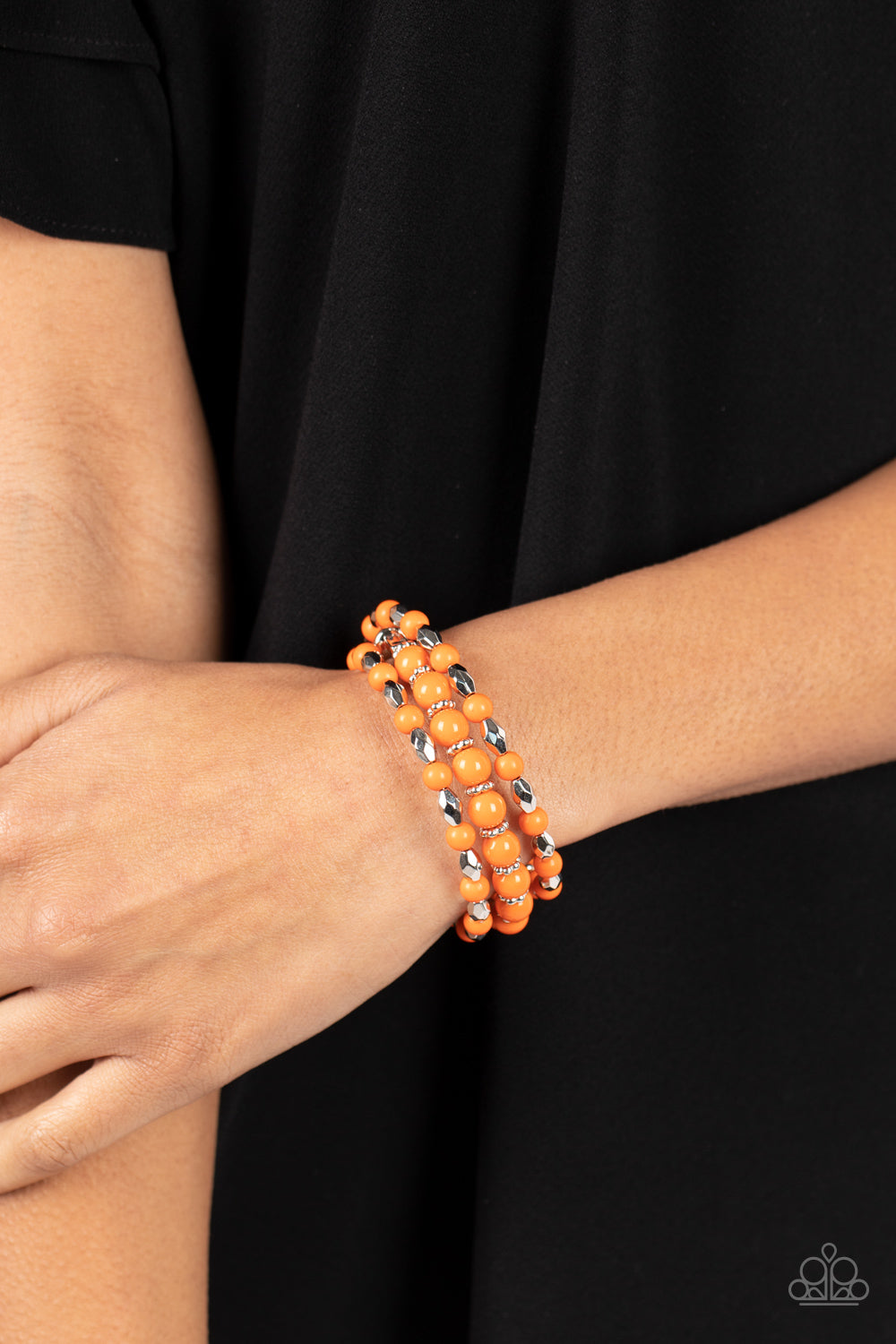 Paparazzi Accessories ❋Colorfully Coiled - Orange Bracelet❋ Flat Rate Ship $4.50❋