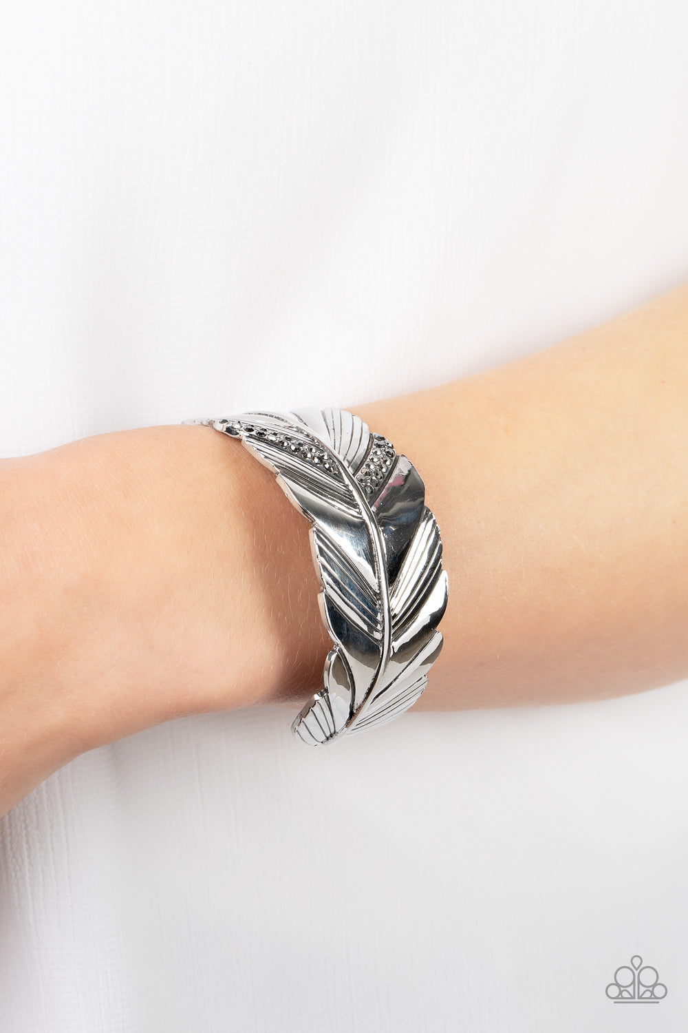 Paparazzi Accessories ❋Party FOWL - Silver Bracelet❋ Flat Rate Ship $4.50❋