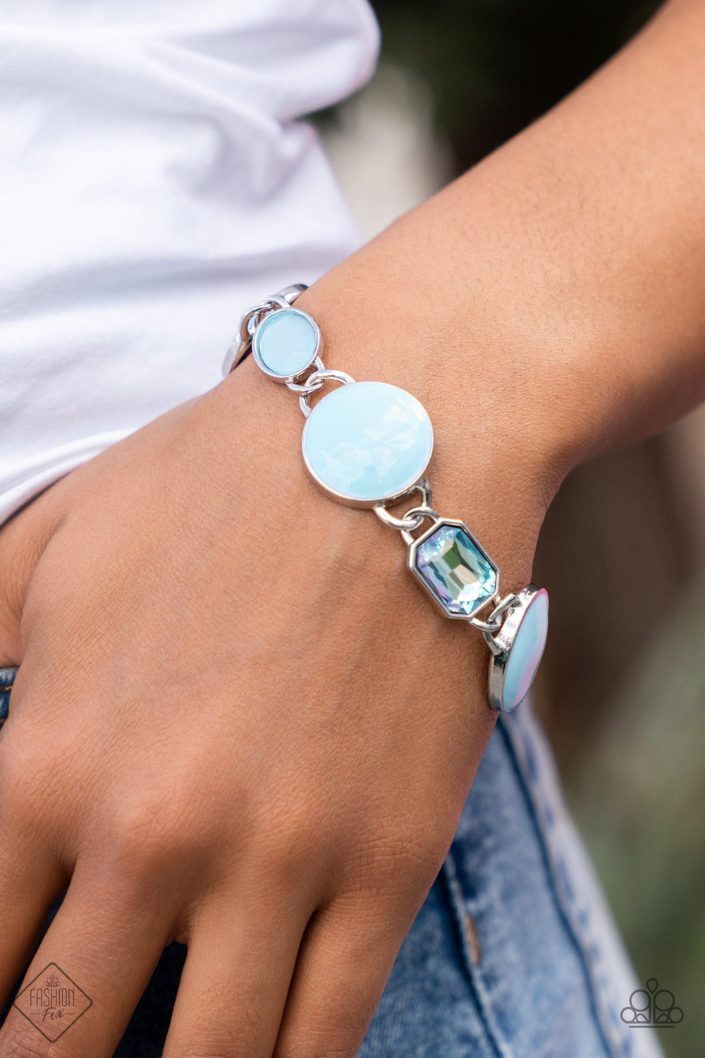Paparazzi Accessories ❋Dreamscape Dazzle - Blue Bracelet❋ Flat Rate Ship $4.50❋