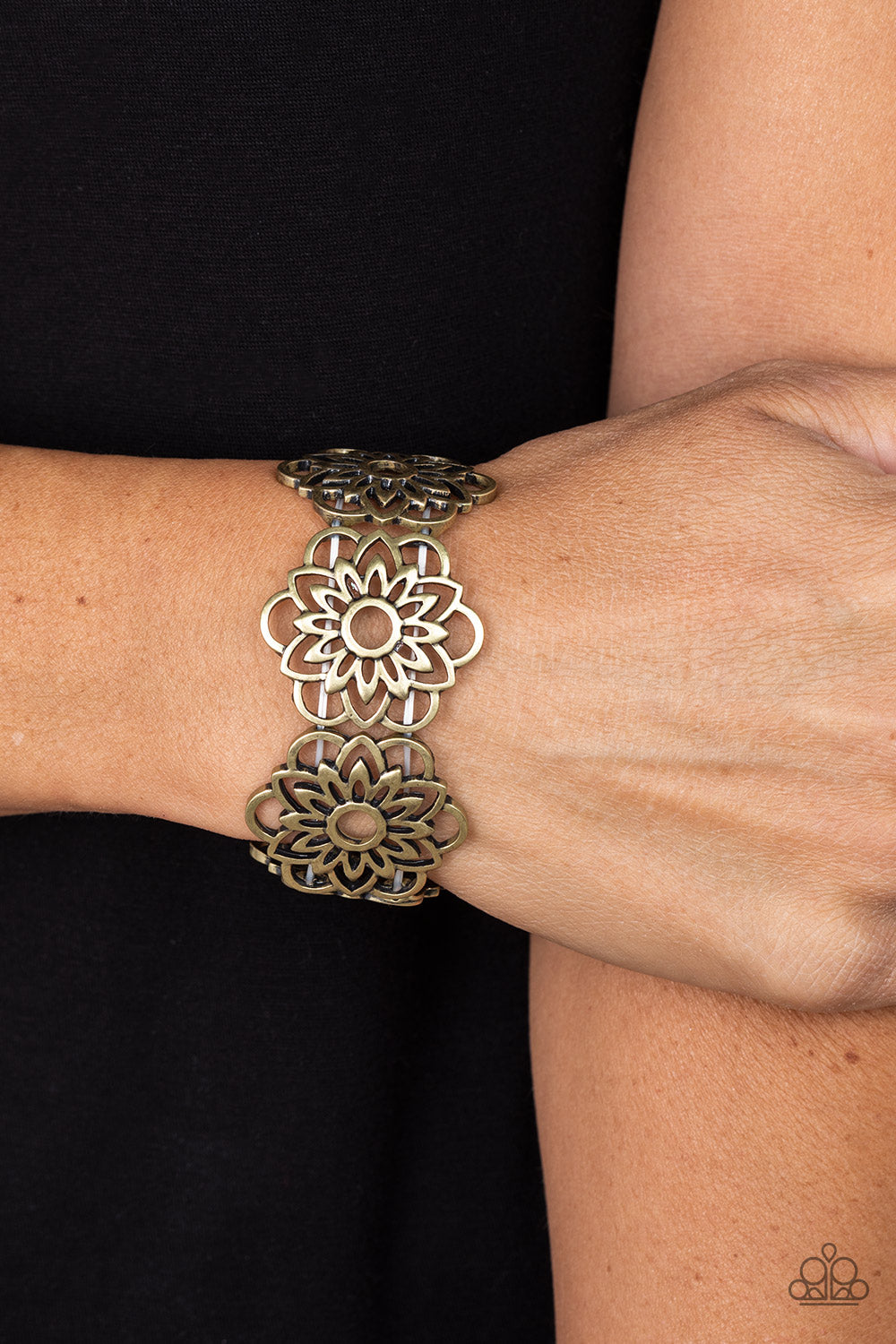 Paparazzi Accessories ❋Baroque Bouquet - Brass Bracelet❋ Flat Rate Ship $4.50❋