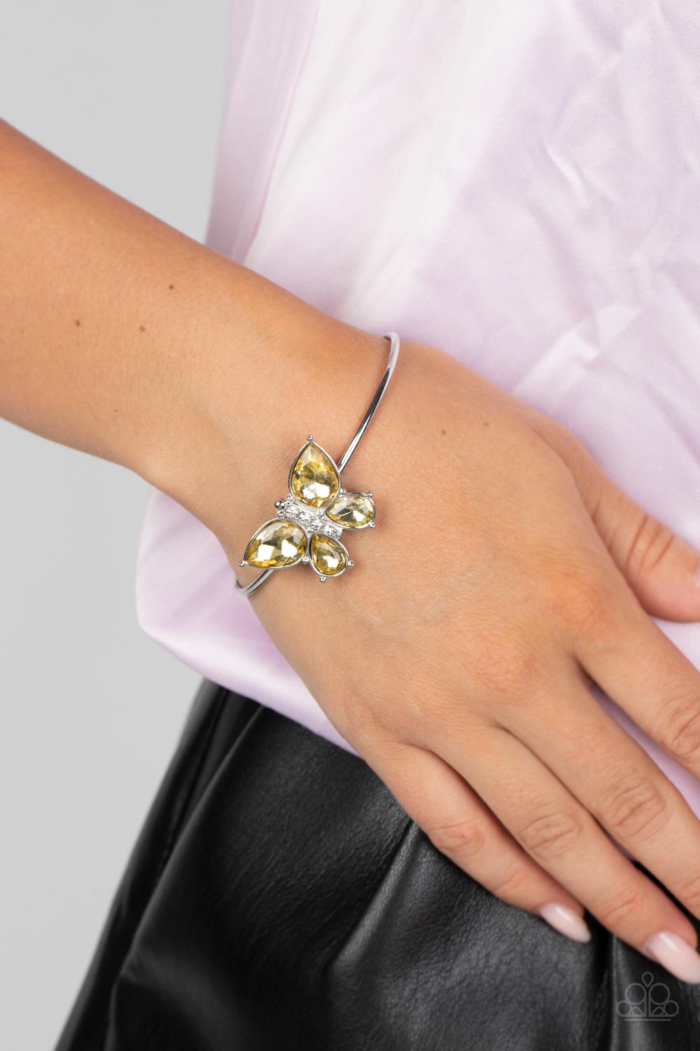 Paparazzi Accessories ❋Butterfly Beatitude - Yellow Bracelet❋ Flat Rate Ship $4.50❋