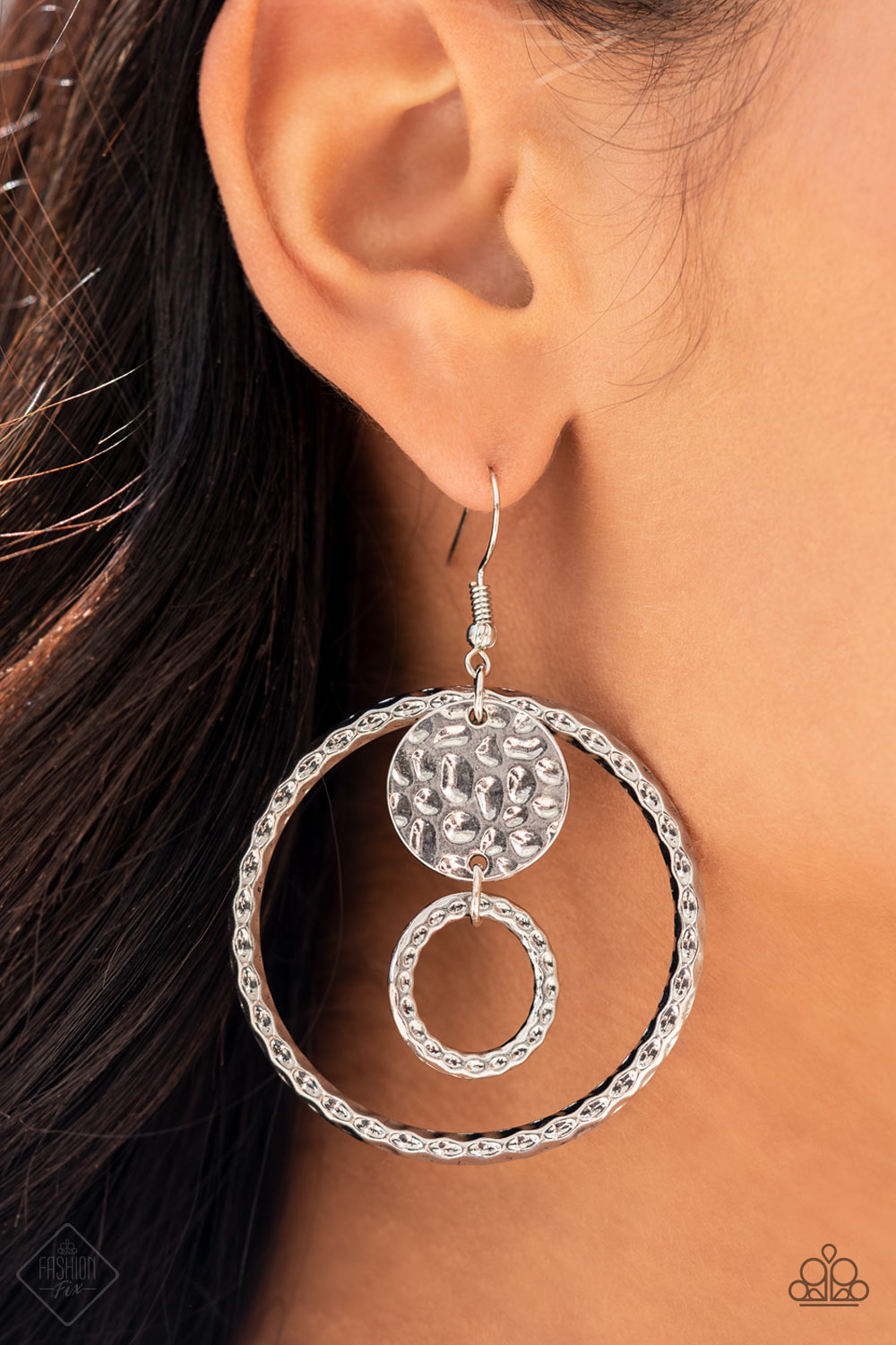 Paparazzi Accessories ❋Mojave Metal Art - Silver Earrings❋ Flat Rate Ship $4.50❋