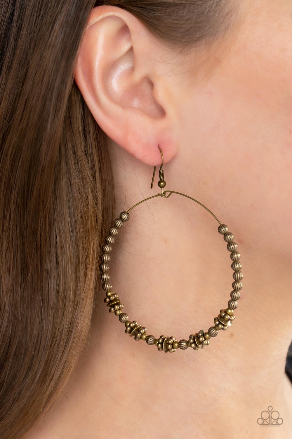 Paparazzi Accessories ❋Simple Synchrony - Brass Earrings❋ Flat Rate Ship $4.50❋