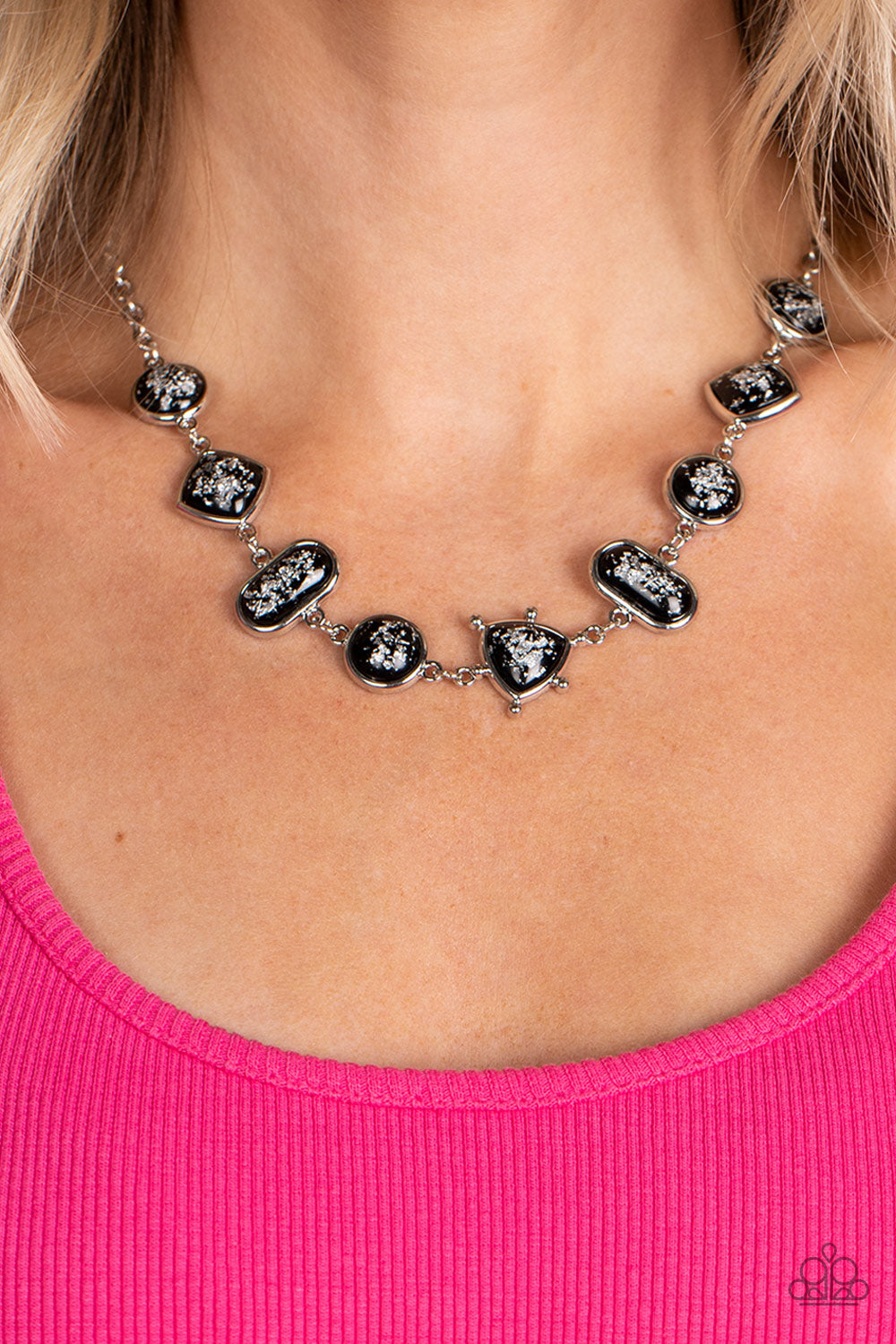 Paparazzi Accessories ❋Fleek and Flecked - Black Necklace❋ Flat Rate Ship $4.50❋