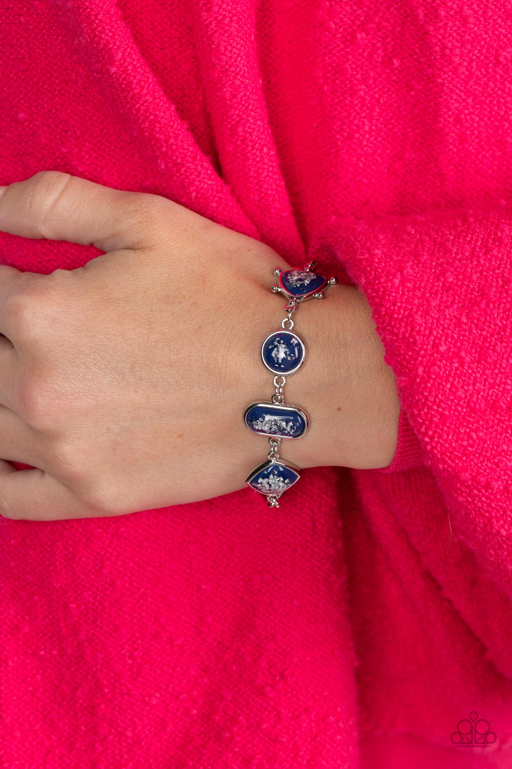 Paparazzi Accessories ❋Speckled Shimmer - Blue Bracelet❋ Flat Rate Ship $4.50❋