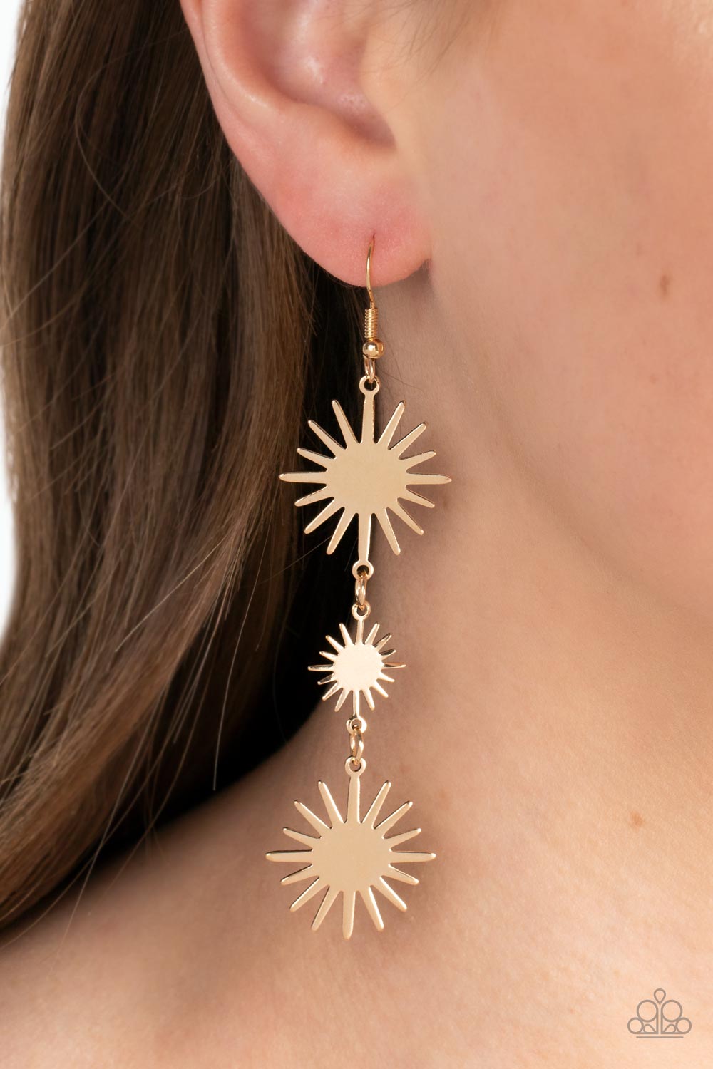 Paparazzi Accessories ❋Solar Soul - Gold Earrings❋ Flat Rate Ship $4.50❋