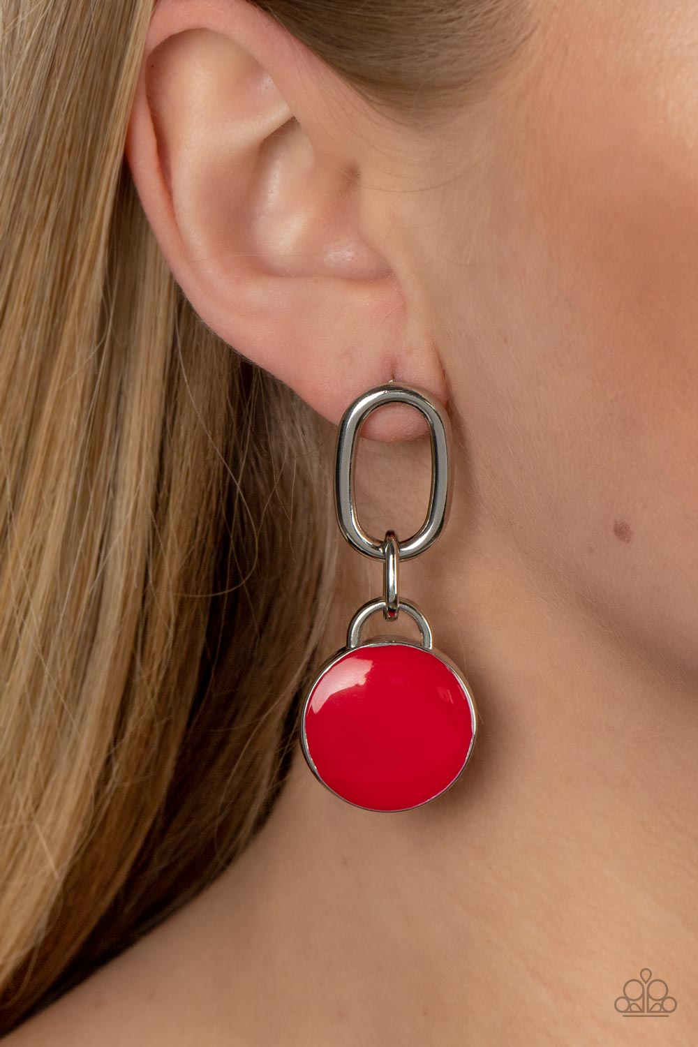 Paparazzi Accessories ❋Drop a TINT - Red Post Earrings❋ Flat Rate Ship $4.50❋