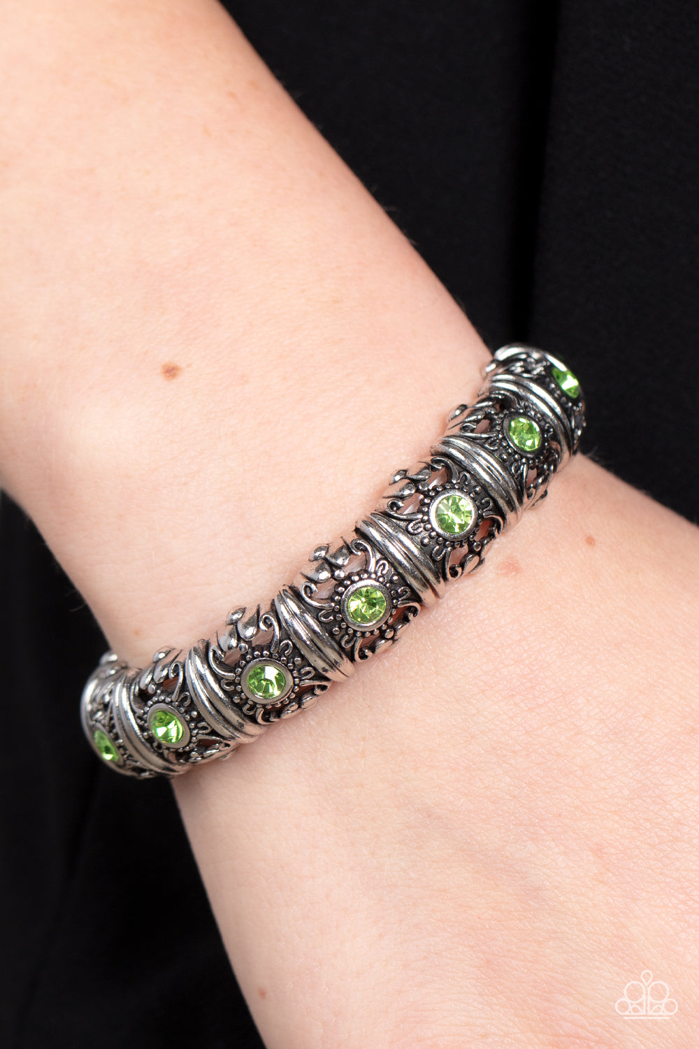 Paparazzi Accessories ❋Ageless Glow - Green Bracelet❋ Flat Rate Ship $4.50❋