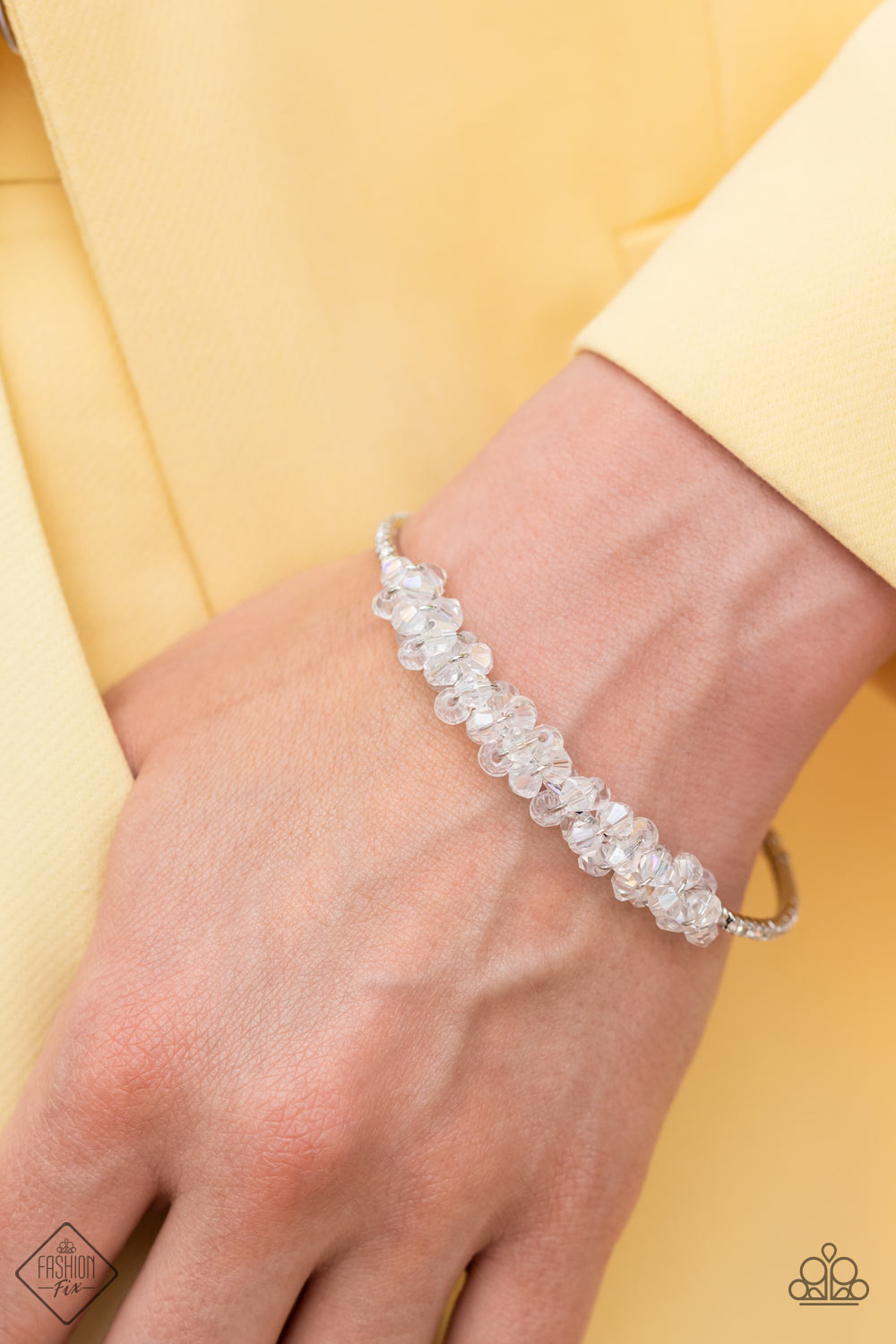 Paparazzi Accessories ❋BAUBLY Personality - White Bracelet❋ Flat Rate Ship $4.50❋