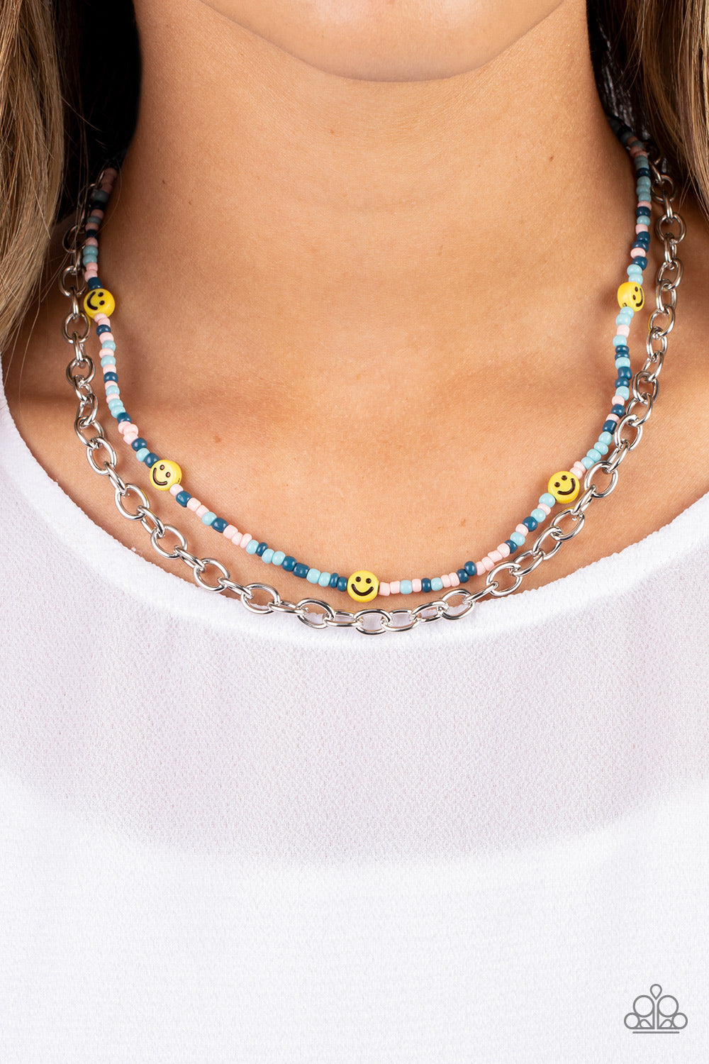 Paparazzi Accessories ❋Happy Looks Good on You - Blue Necklace❋ Flat Rate Ship $4.50❋