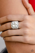 Load image into Gallery viewer, Paparazzi Accessories ❋Opulent Overture - White Ring❋ Flat Rate Ship $4.50❋