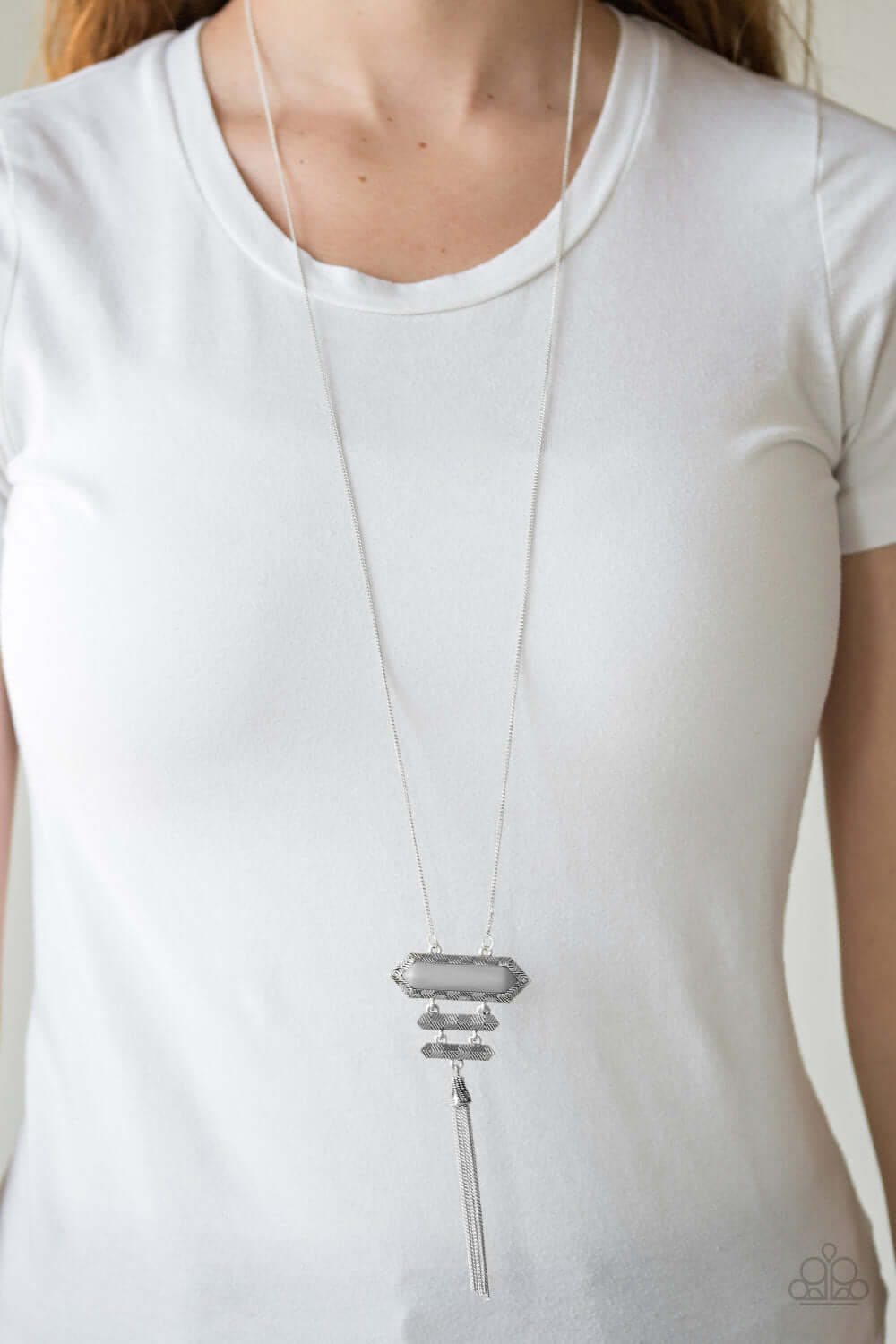 Paparazzi Accessories ✽ Rio Rendezvous - Silver Necklace✽Flat Rate Ship $4.50✽ - Image #3