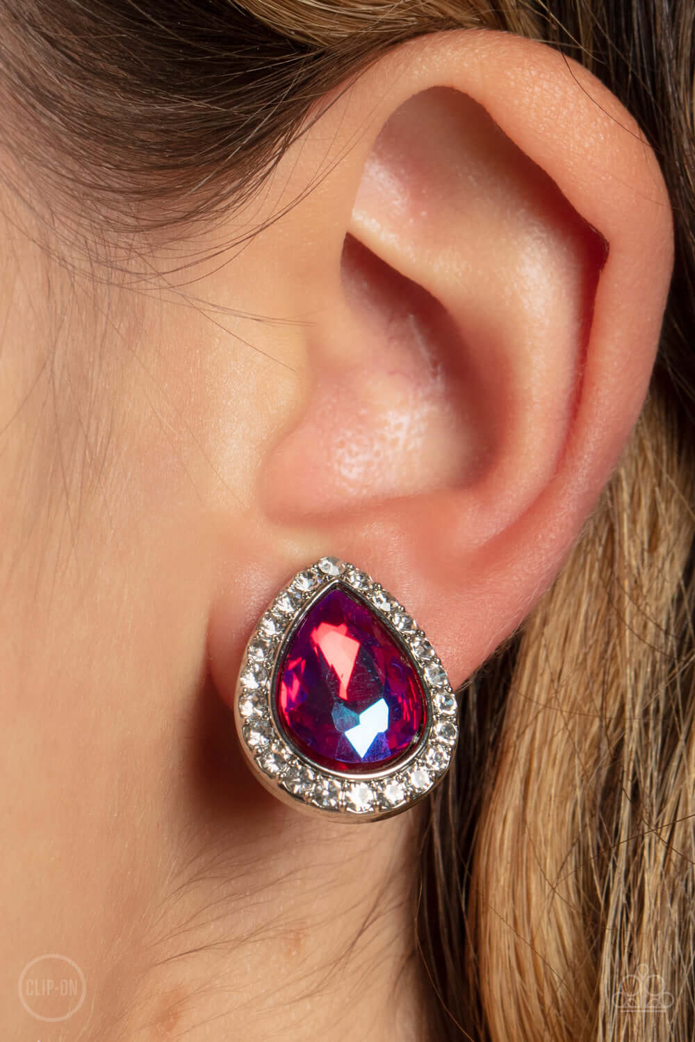 Paparazzi Accessories ❋Cosmic Castles - Pink Clip-On❋ Flat Rate Ship $4.50❋ - Image #2