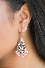 Load image into Gallery viewer, Paparazzi Accessories ✽ BAROQUE The Bank - Orange Earrings✽Flat Rate Ship $4.50✽ - Image #2