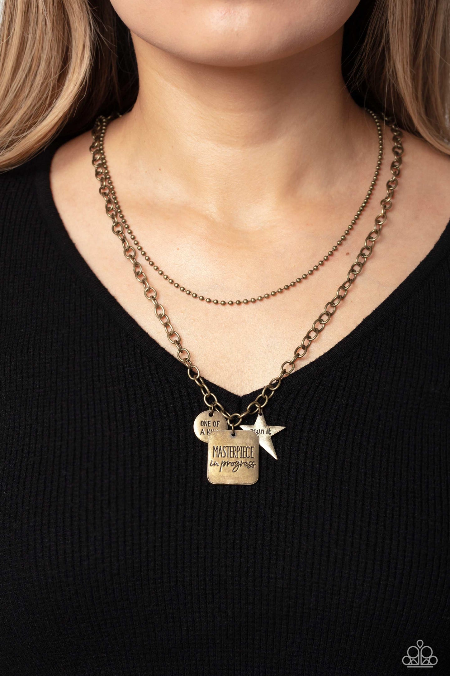 Paparazzi Accessories ❋Masterpiece in Progress - Brass Necklace❋ Flat Rate Ship $4.50❋