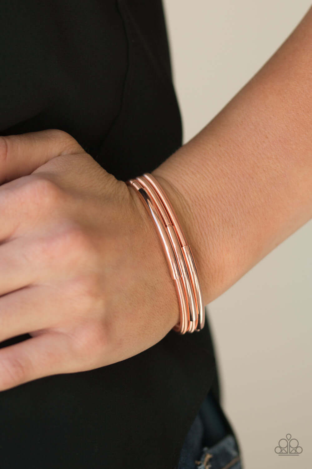 Paparazzi Accessories ✽ Its A Stretch - Copper Bracelet✽Flat Rate Ship $4.50✽ - Image #2