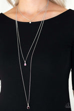 Load image into Gallery viewer, Paparazzi Accessories ✽ Crystal Chic - Purple Necklace✽Flat Rate Ship $4.50✽ - Image #2