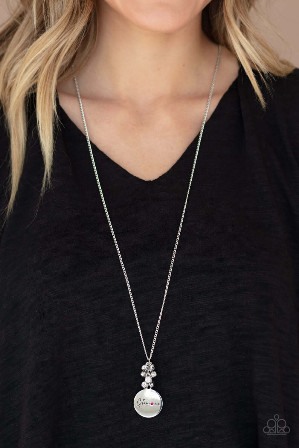 Paparazzi Accessories ✽ Going For GLAM-ma - Pink Necklace✽Flat Rate Ship $4.50✽ - Image #2