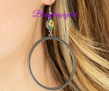 Load image into Gallery viewer, Paparazzi Accessories ✽ Work That Circuit - Multi Earrings✽ Flat Rate Ship $4.50✽ - Image #1