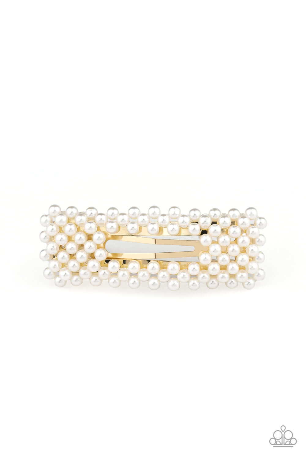 Paparazzi Accessories ✽ Clutch Your Pearls - Gold Hair Clip✽Flat Rate Ship $4.50✽ - Image #2