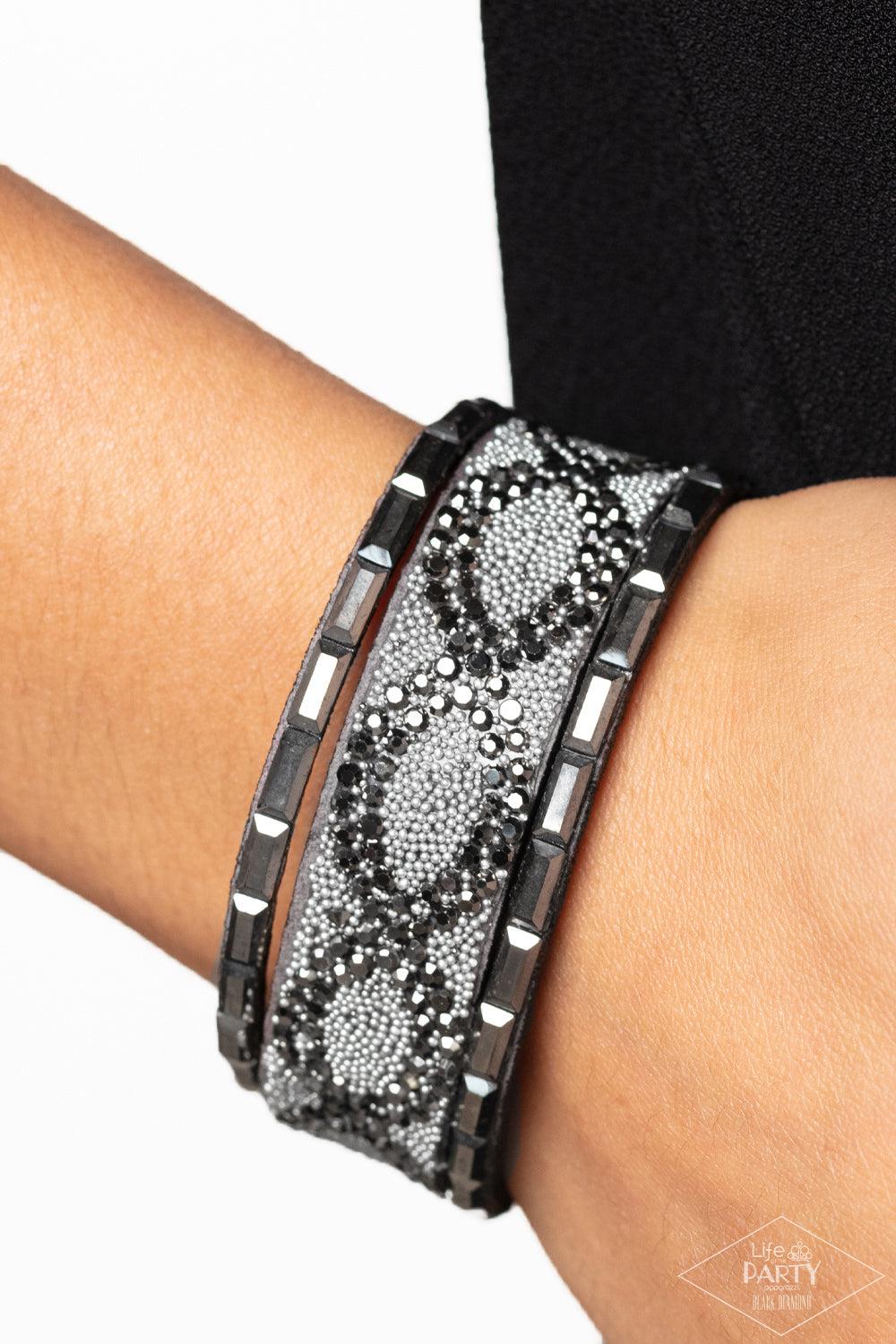 Paparazzi Accessories ❋Put On Your BEAST Face - Silver Bracelet❋ Flat Rate Ship $4.50❋ - Image #2
