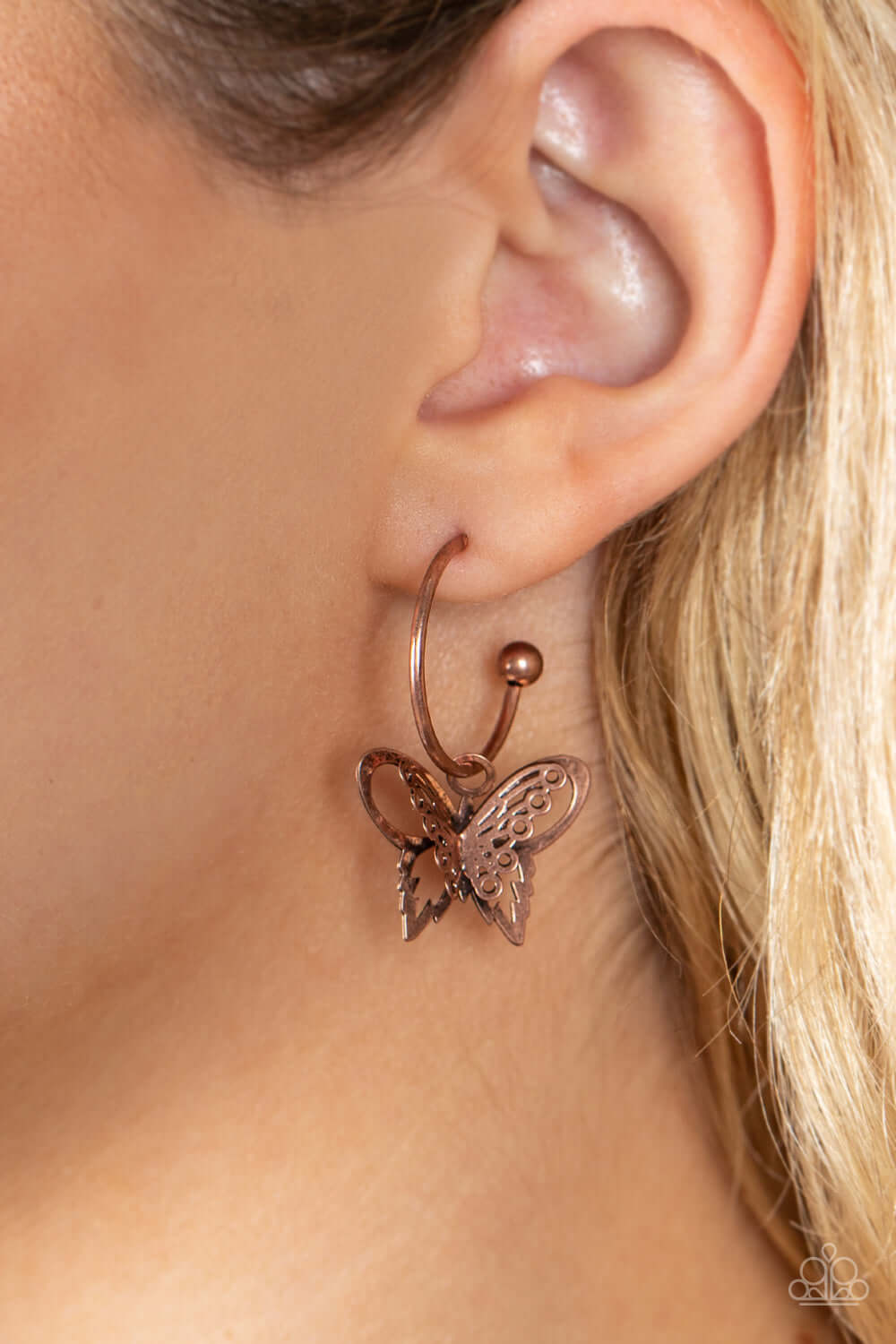 Paparazzi Accessories ❋Butterfly Freestyle - Copper Earrings❋ Flat Rate Ship $4.50❋
