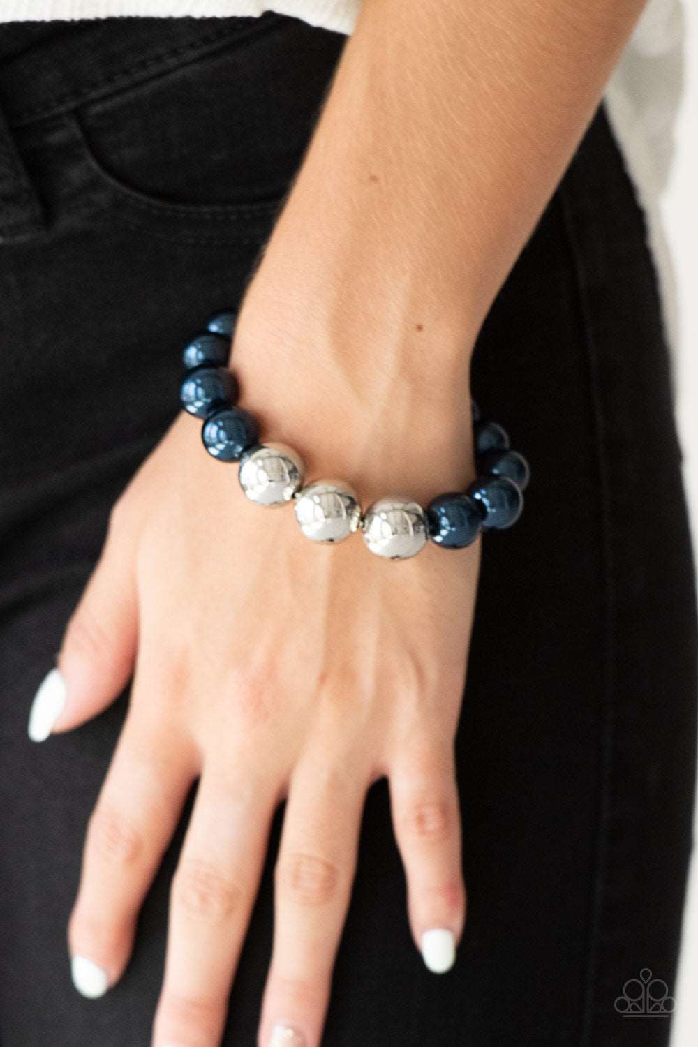 Paparazzi Accessories ✽ All Dressed UPTOWN - Blue Bracelet✽Flat Rate Ship $4.50✽
