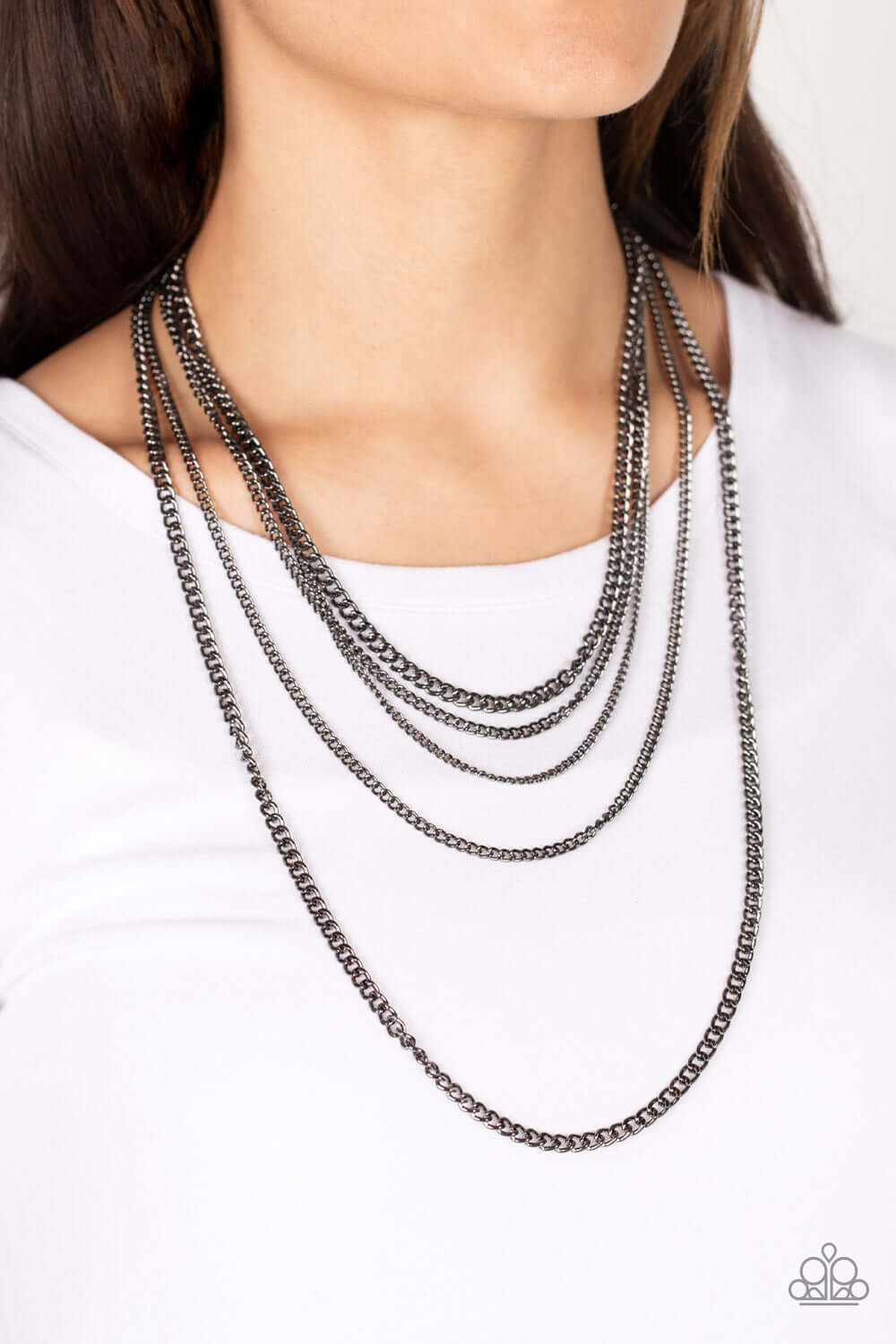 Paparazzi Accessories ❋Top of the Food Chain - Black Necklace❋ Flat Rate Ship $4.50❋ - Image #3