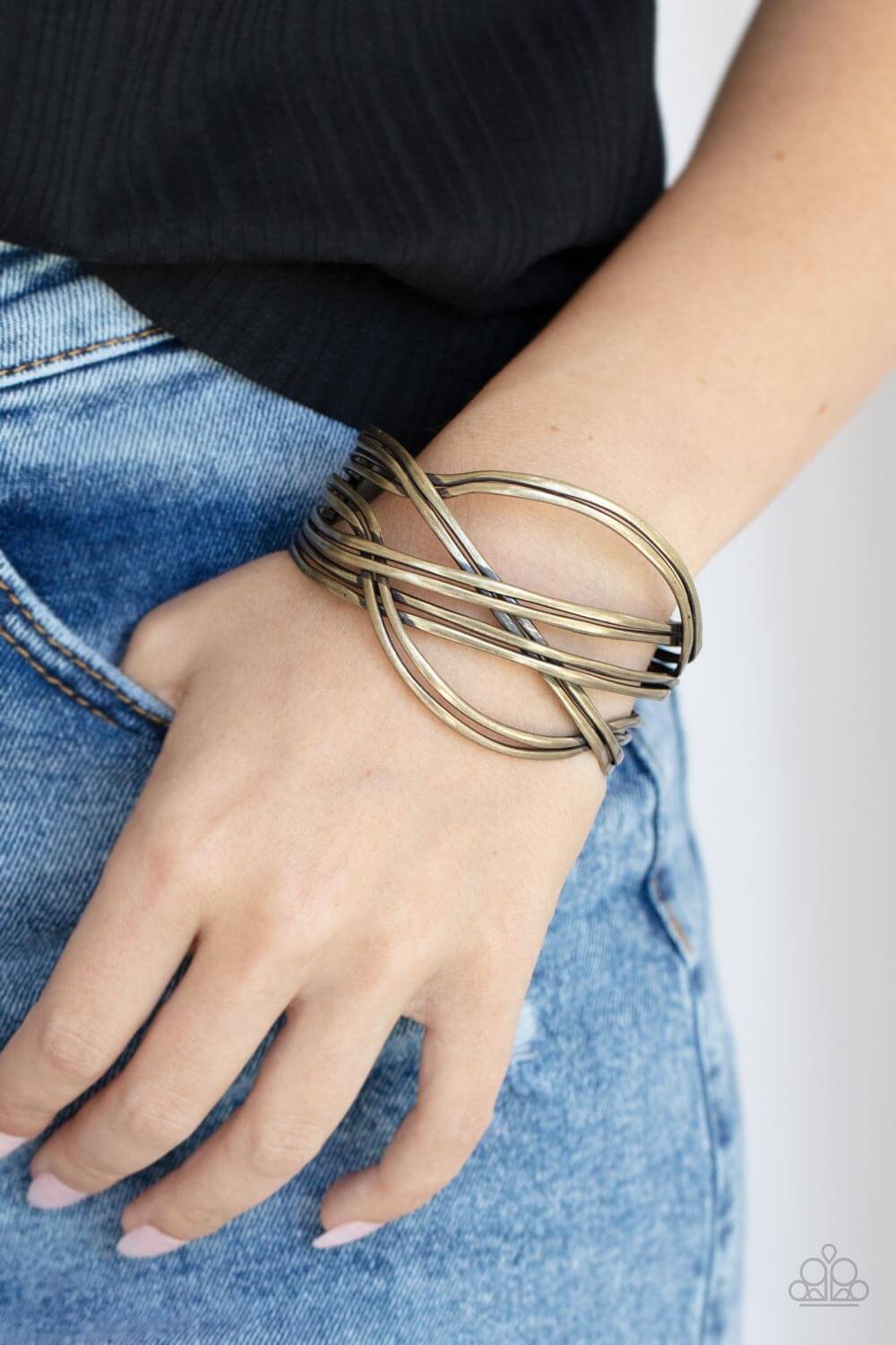 Paparazzi Accessories ❋Hautely Hammered - Brass Bracelet❋ Flat Rate Ship $4.50❋