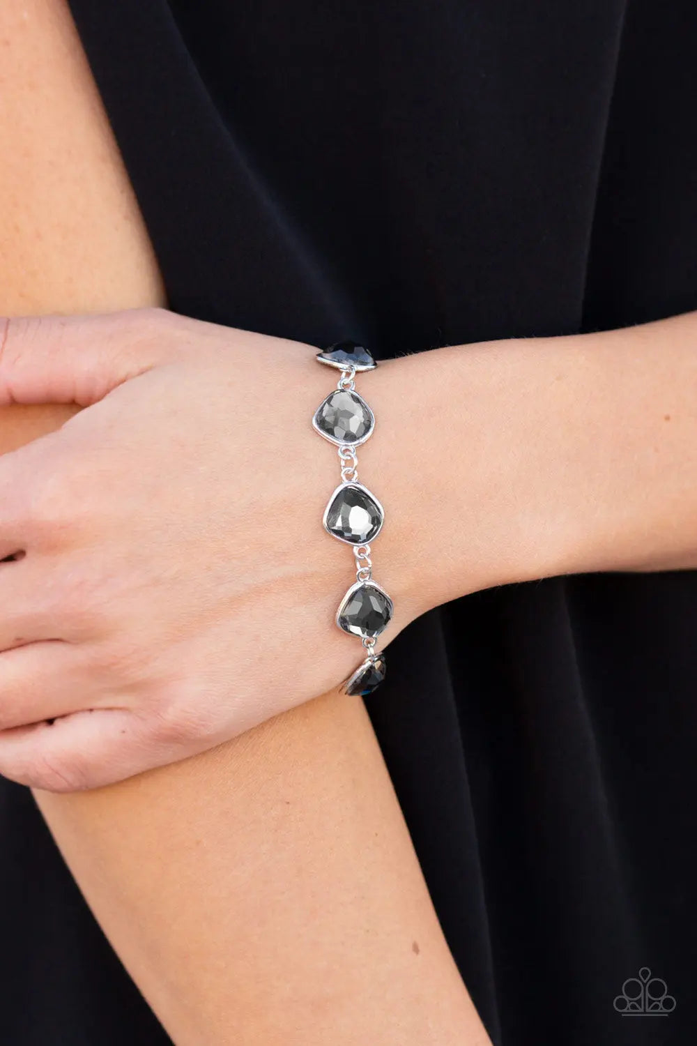 Paparazzi Accessories ✽ Perfect Imperfection - Silver Bracelet✽Flat Rate Ship $4.50✽ - Image #2