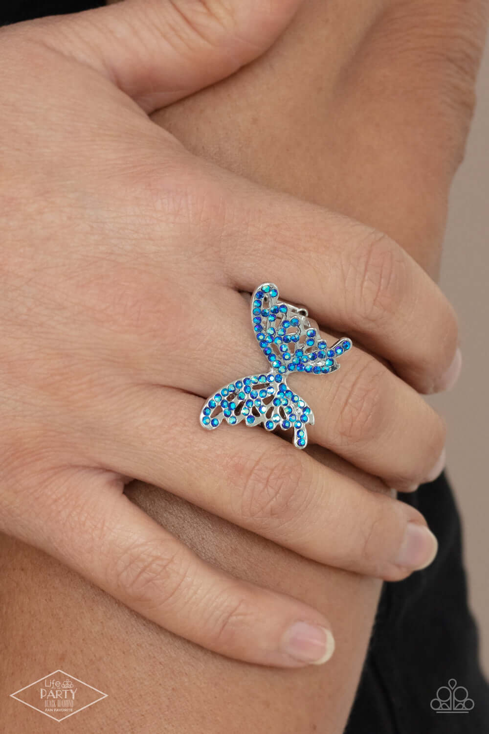 Paparazzi Accessories ❋Butterfly Orchard - Blue Ring❋ Flat Rate Ship $4.50❋ - Image #2