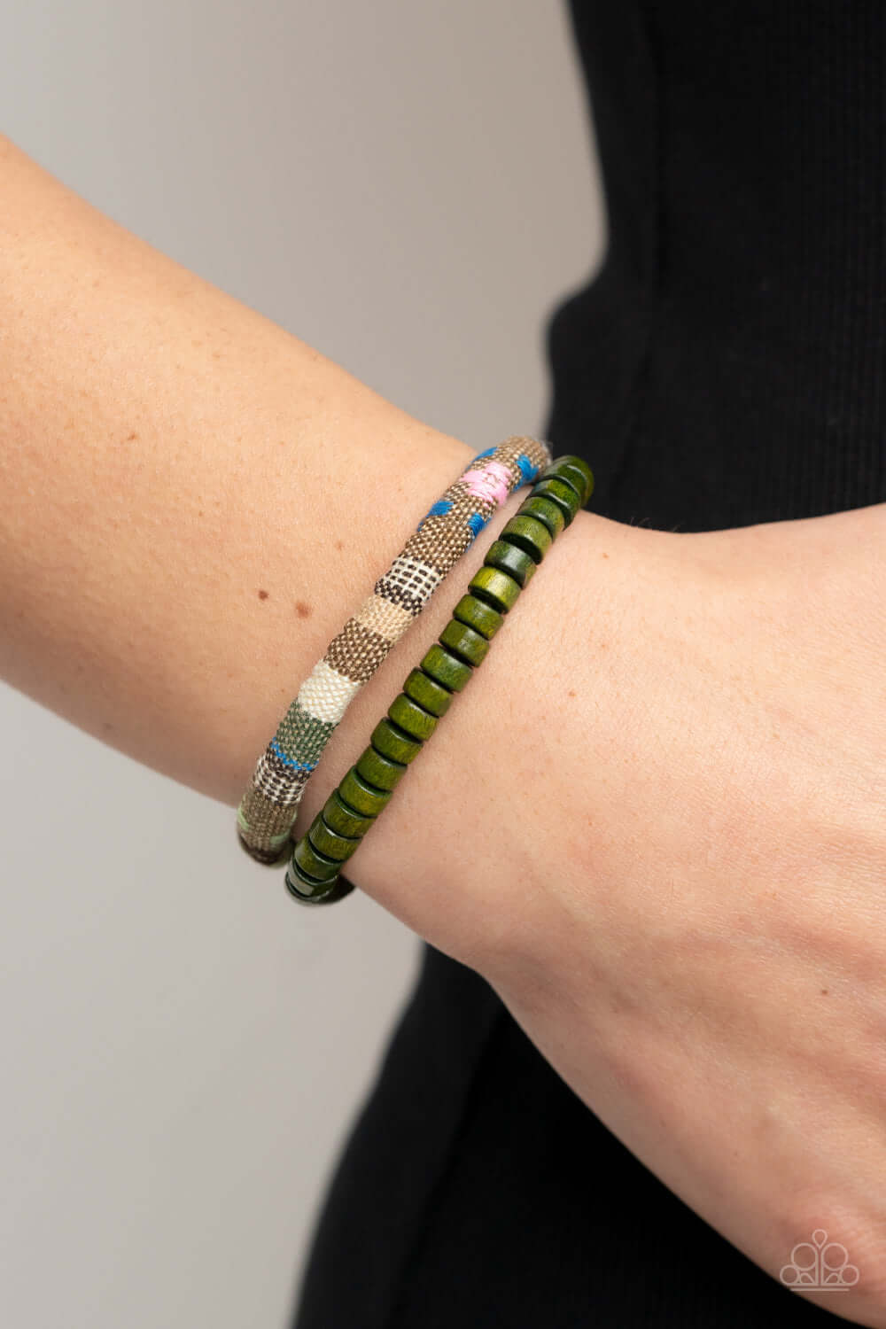 Paparazzi Accessories ❋Pack your Poncho - Green Bracelet❋ Flat Rate Ship $4.50❋ - Image #2