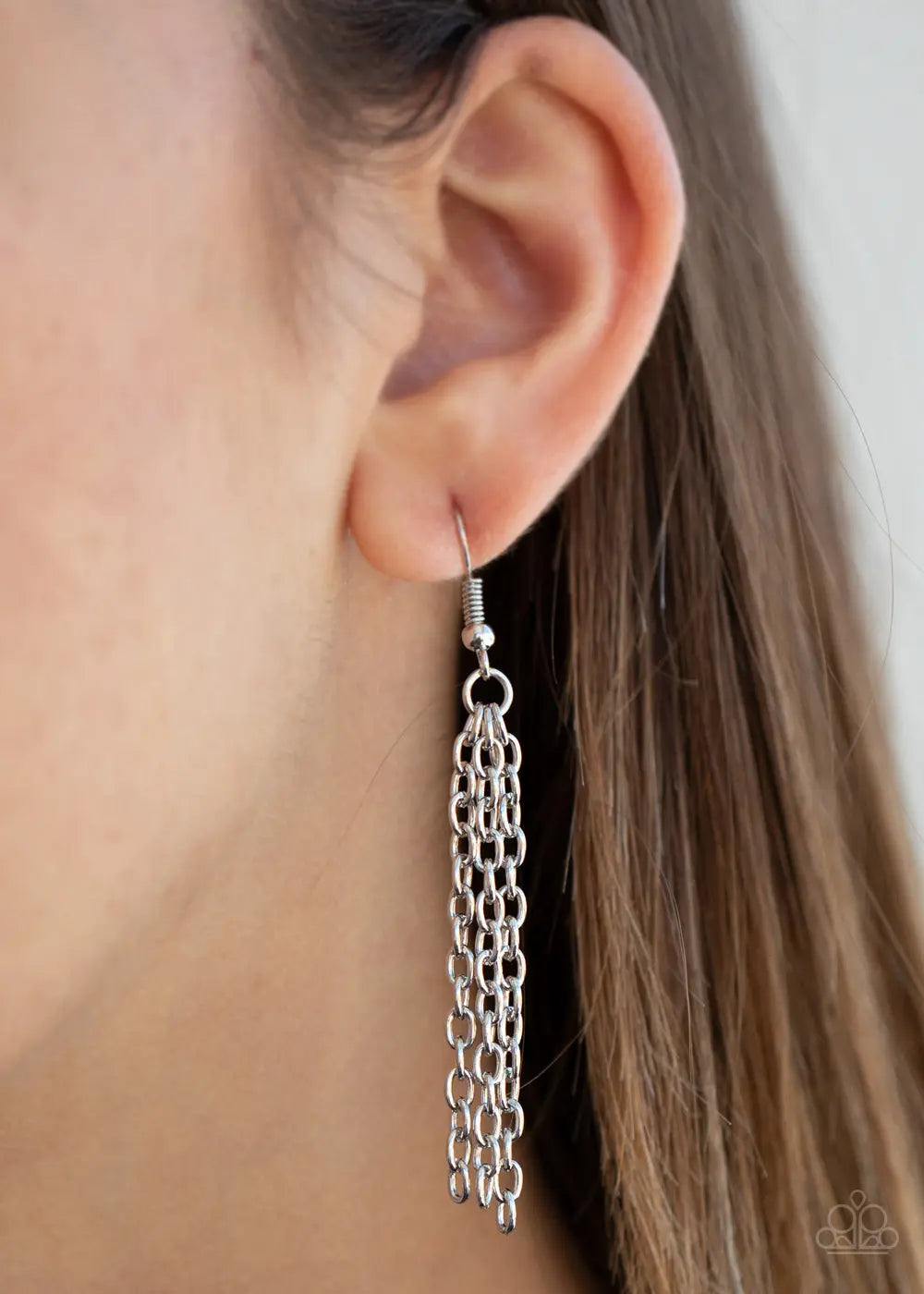 Paparazzi Accessories ✽ Ready, Set, GROW! - Silver Lanyard✽Flat Rate Ship $4.50✽ - Image #3