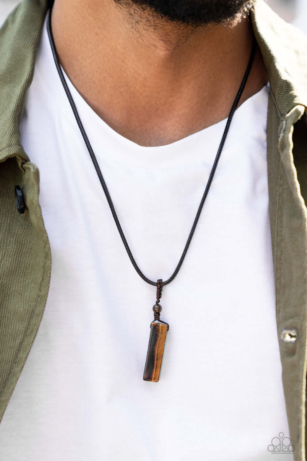 Paparazzi Accessories ❋Comes Back ZEN-fold - Brown Necklace❋ Flat Rate Ship $4.50❋ - Image #2
