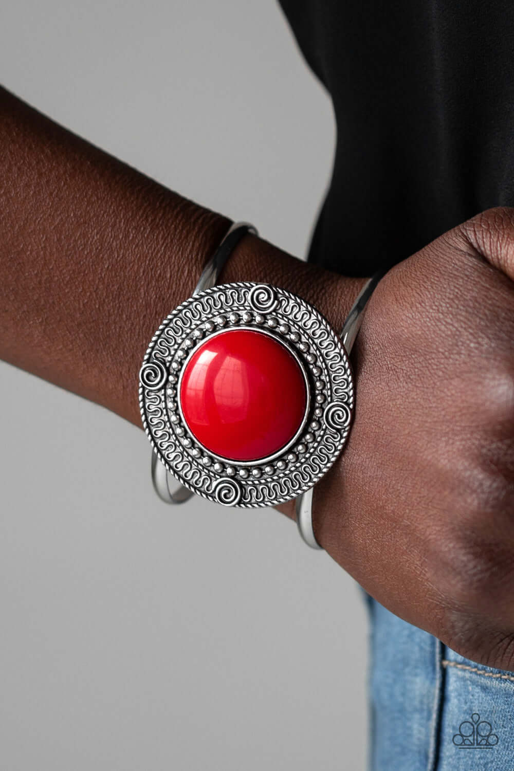 Paparazzi Accessories ✽ Tribal Pop - Red Bracelet✽Flat Rate Ship $4.50✽ - Image #2