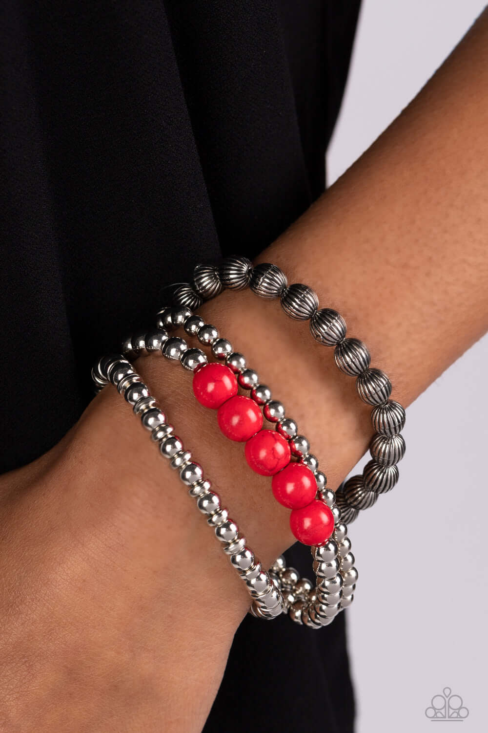 Paparazzi Accessories ❋Wildland Wanderer - Red Bracelet❋ Flat Rate Ship $4.50❋ - Image #2
