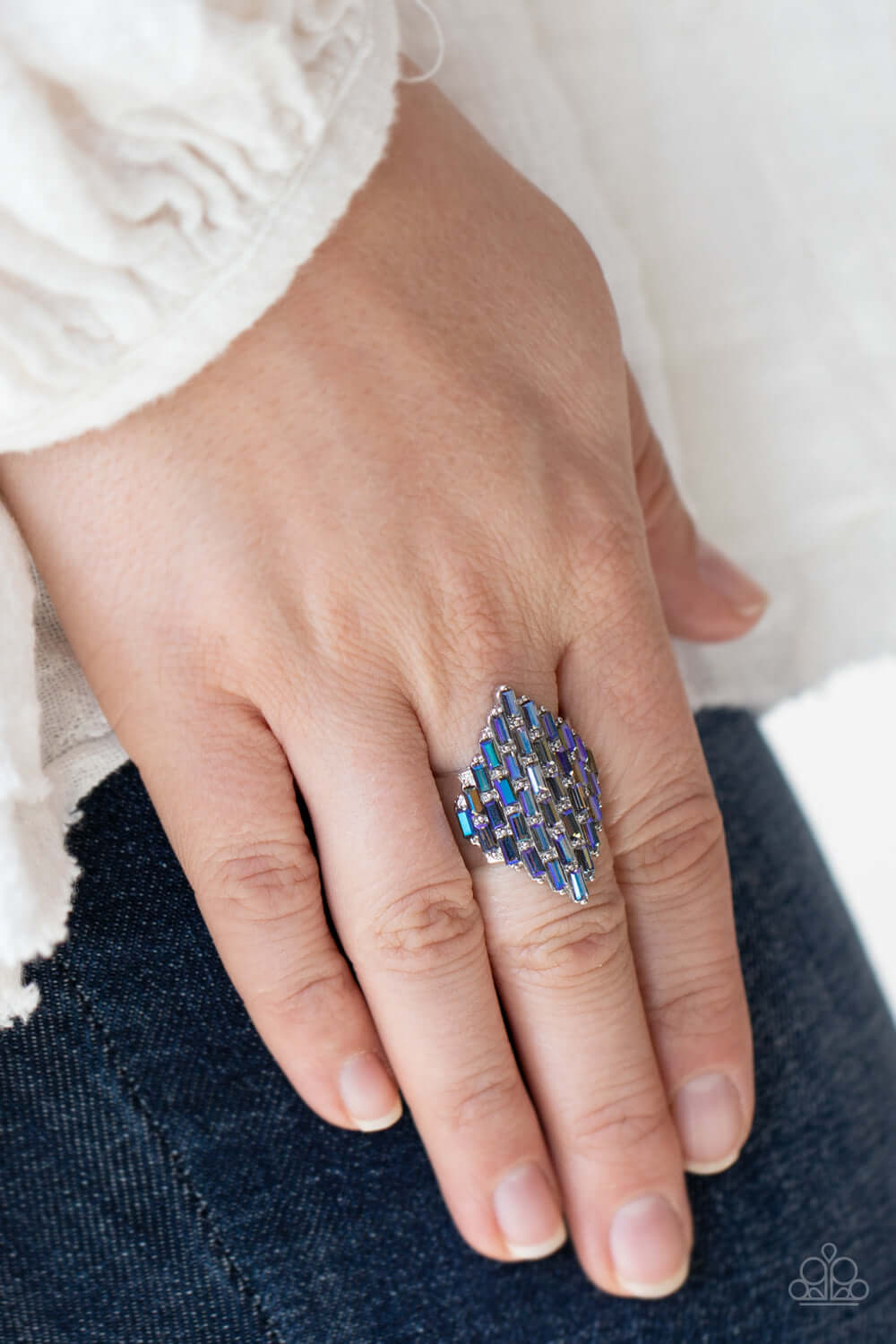 Paparazzi Accessories ❋Hive Hustle - Blue Ring❋ Flat Rate Ship $4.50❋ - Image #2