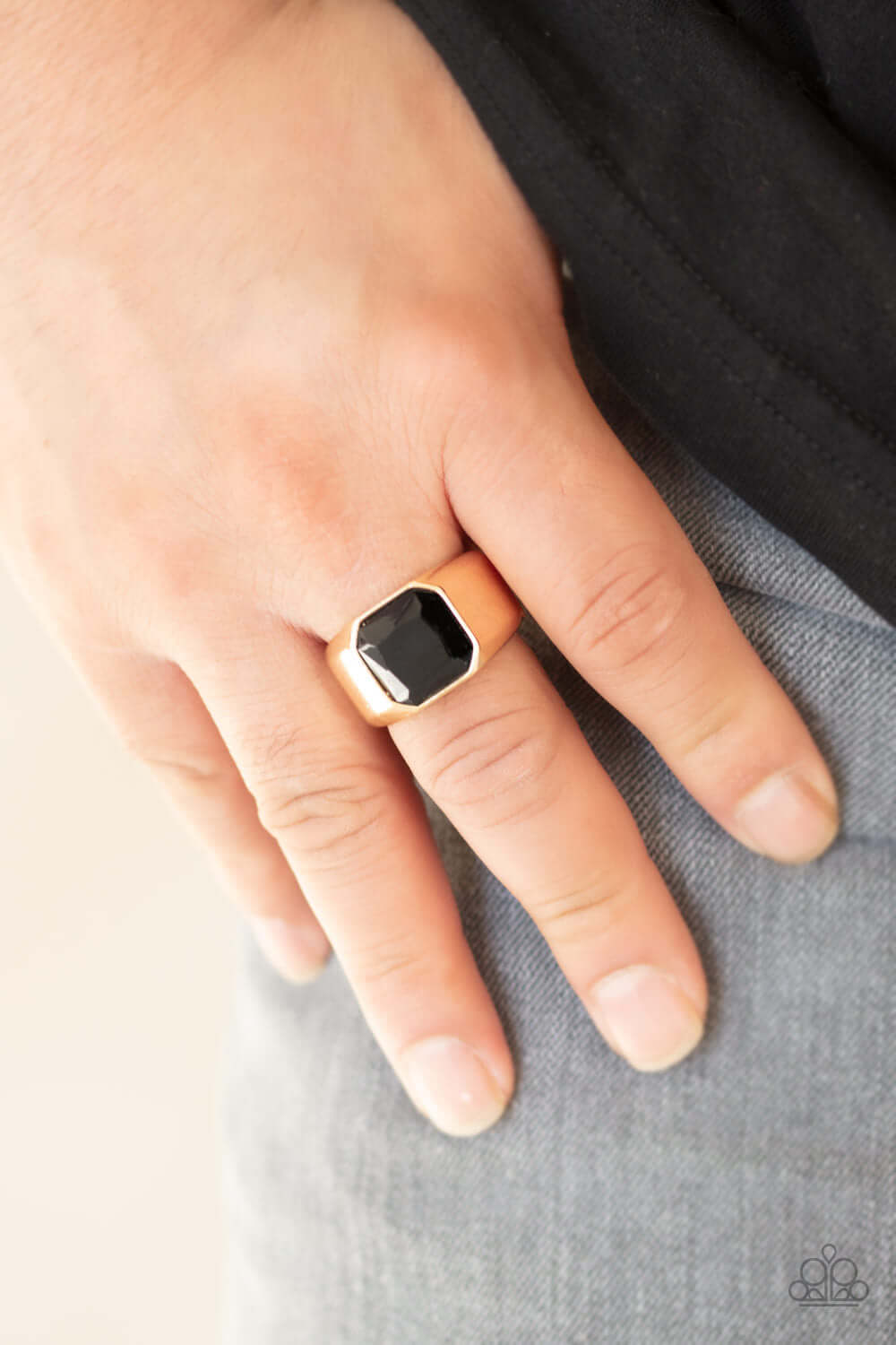 Paparazzi Accessories ❋Going Pro - Black Ring❋ Flat Rate Ship $4.50❋ - Image #2
