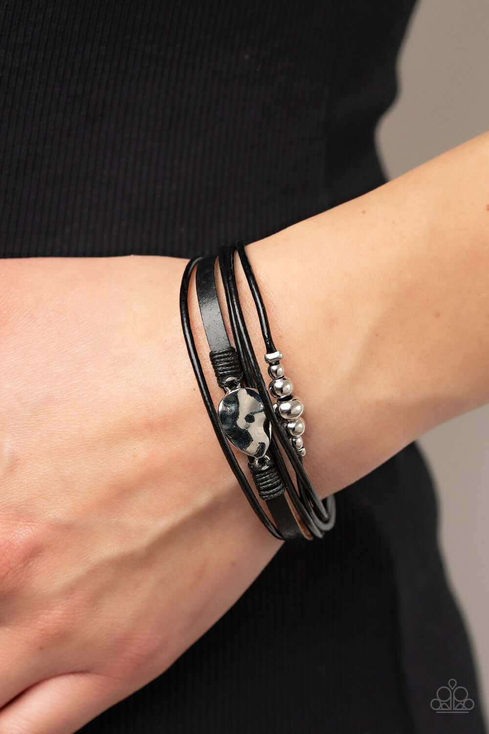 Paparazzi Accessories ❋Tahoe Tourist - Black Bracelet❋ Flat Rate Ship $4.50❋ - Image #2