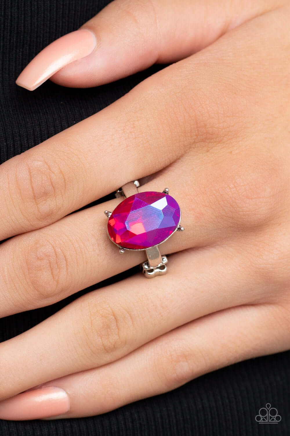 Paparazzi Accessories ❋Updated Dazzle - Pink Ring❋ Flat Rate Ship $4.50❋ - Image #2