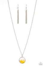 Load image into Gallery viewer, brought-to-you-by-blingflingbykat-completely-crushed-yellow-necklace-paparazzi-accessories-