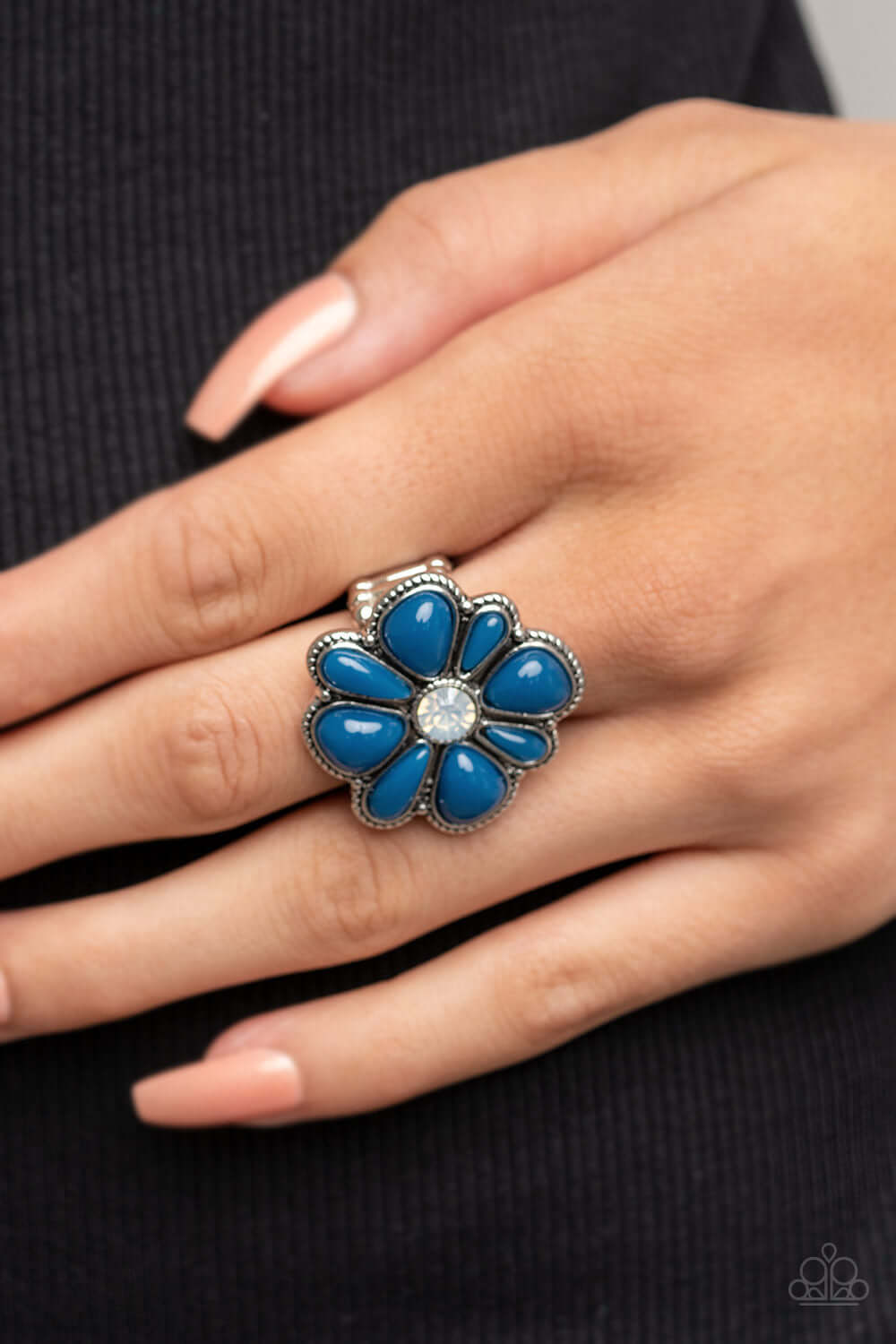 Paparazzi Accessories ❋Meadow Mystique - Blue Ring❋ Flat Rate Ship $4.50❋ - Image #2