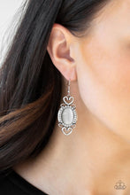 Load image into Gallery viewer, Paparazzi Accessories ❋Port Royal Princess - White Earrings❋ Flat Rate Ship $4.50❋ - Image #2
