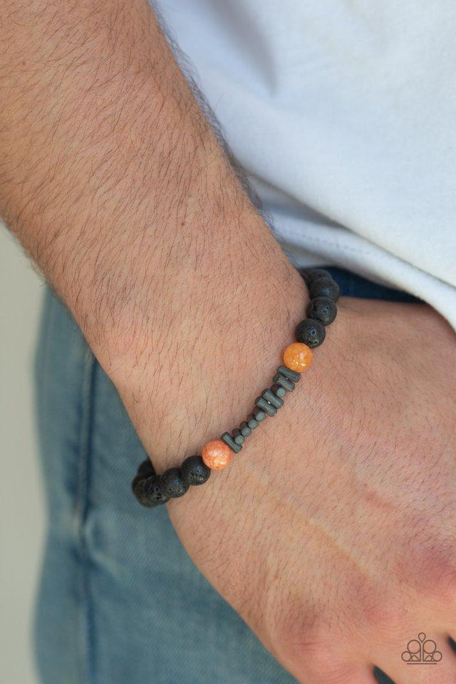 Paparazzi Accessories ❋Courage - Orange Bracelet❋ Flat Rate Ship $4.50❋ - Image #2