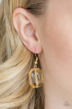 Load image into Gallery viewer, Paparazzi Accessories ✽ Ice Bank - Gold Necklace✽Flat Rate Ship $4.50✽ - Image #3