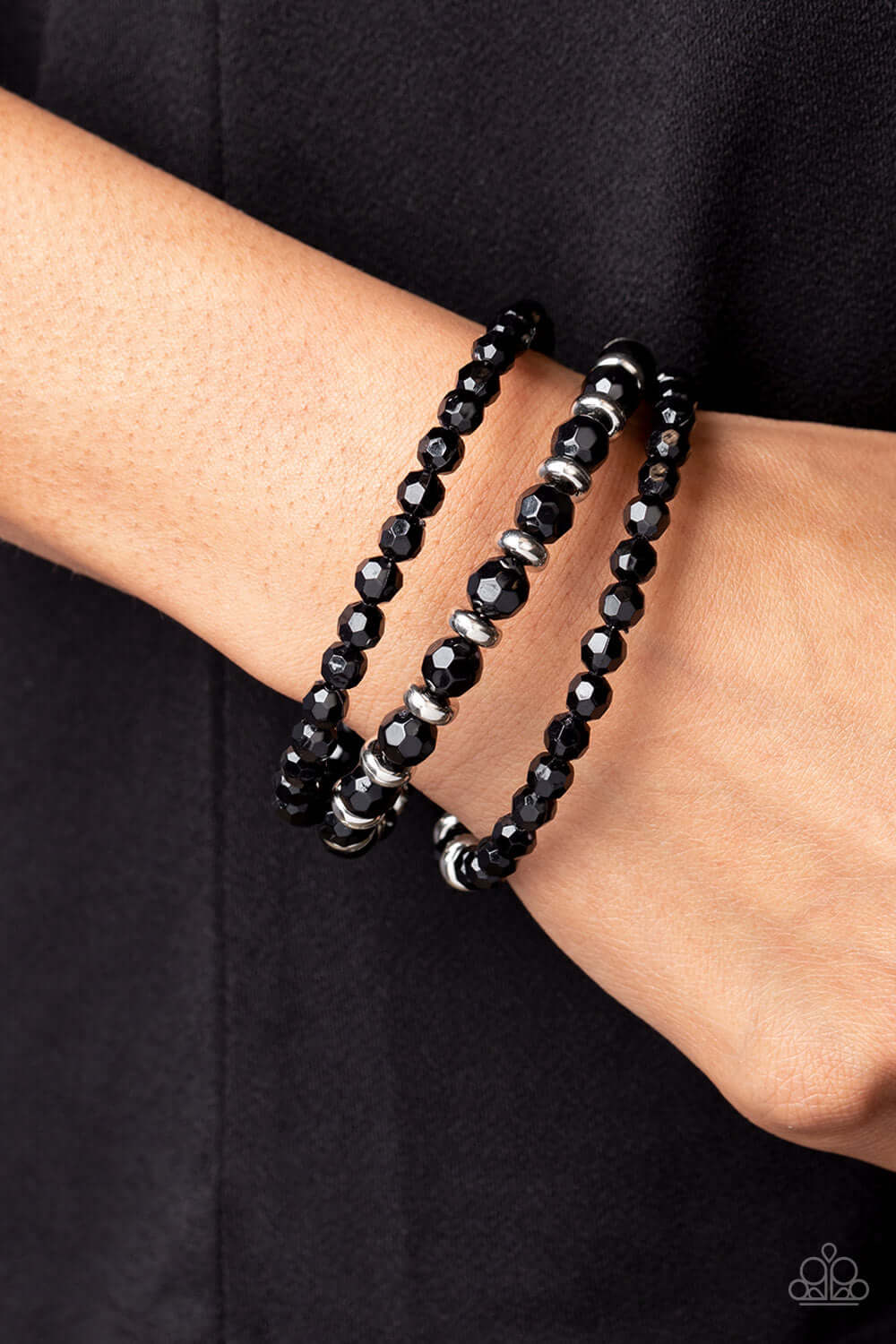 Paparazzi Accessories ❋Its a Vibe - Black Bracelet❋ Flat Rate Ship $4.50❋ - Image #2