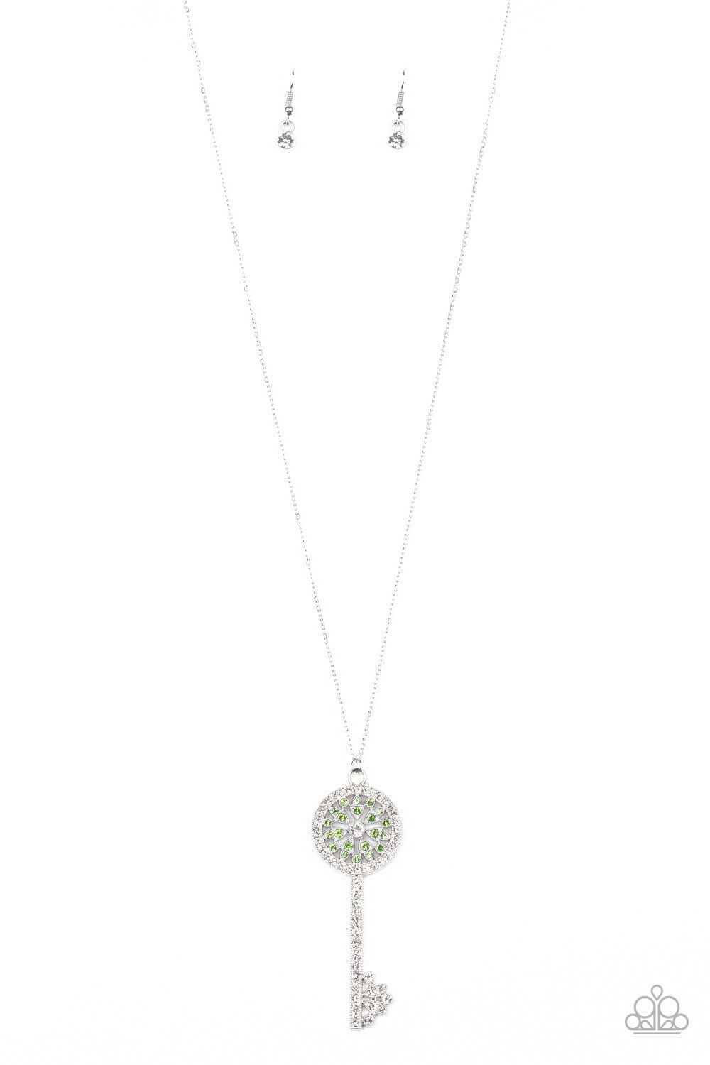 brought✽to✽you✽by✽blingflingbykat✽keeping-secrets-green-necklace✽paparazzi-accessories